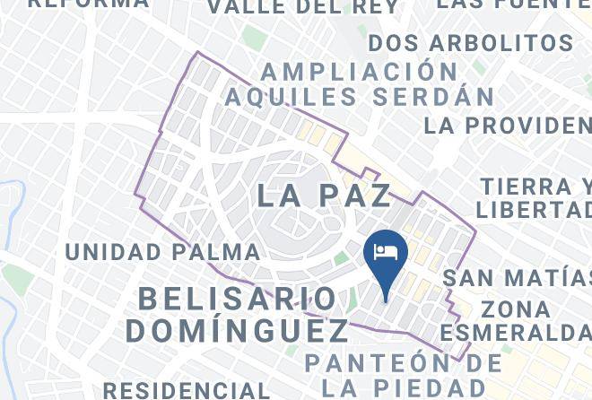 Puebla La Paz - Herbal Inn Suites Puebla Maps
