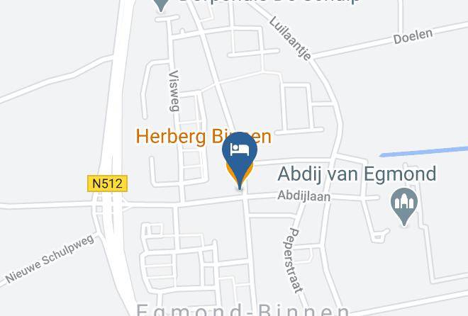 Bergen - Herberg Binnen Maps