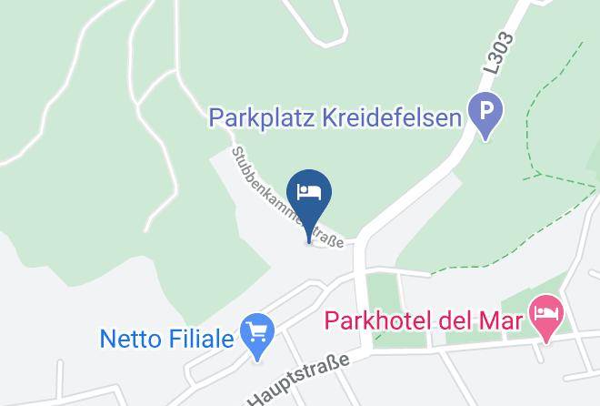 Vorpommern Rugen - Herberge Altes E Werk Sassnitz Maps