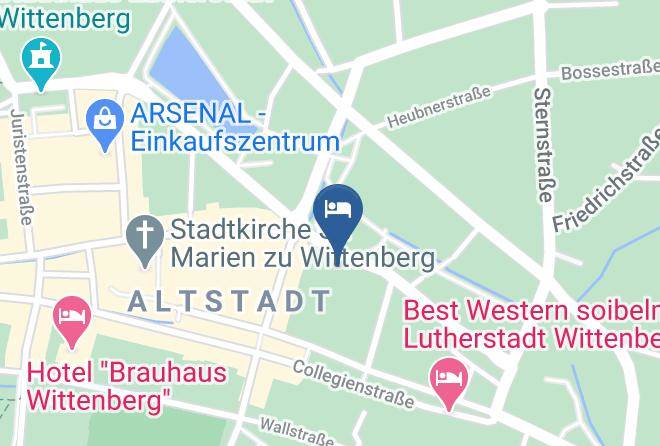 Wittenberg - Herberge Im Gloecknerstift Maps
