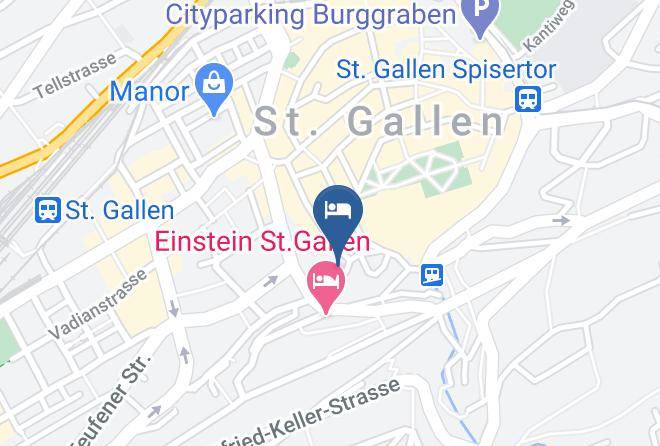 Sankt Gallen - Herberge Zur Heimat Maps