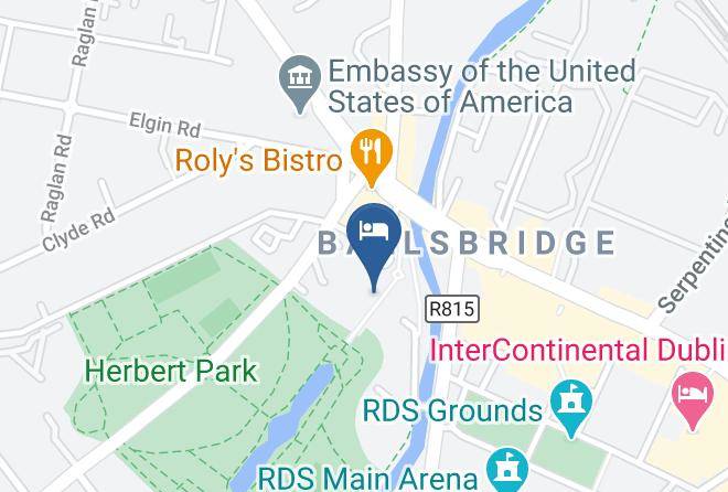 Dublin City - Herbert Park Hotel Maps