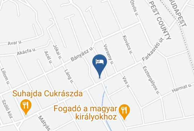 Budaors - Herczog Vendeghaz Panzio Maps