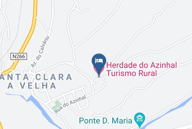 Odemira - Herdade Do Azinhal Turismo Rural Maps