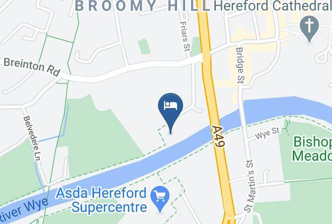 Herefordshire - Hereford Rowing Club Maps