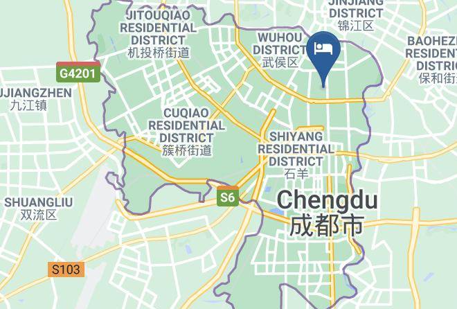 Chengdu - Herijun Hot Spring Hotel Maps