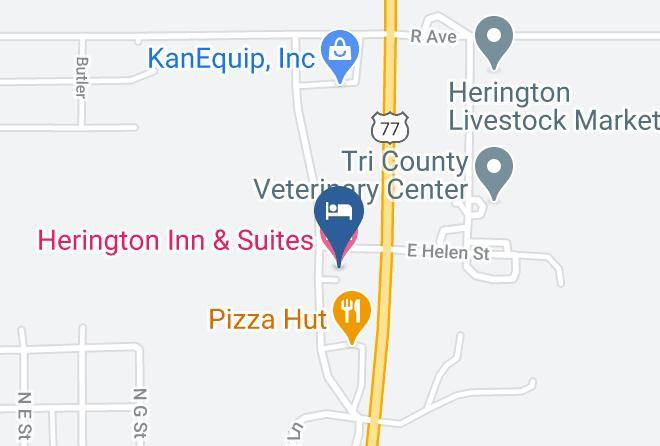 Dickinson - Herington Inn & Suites Maps