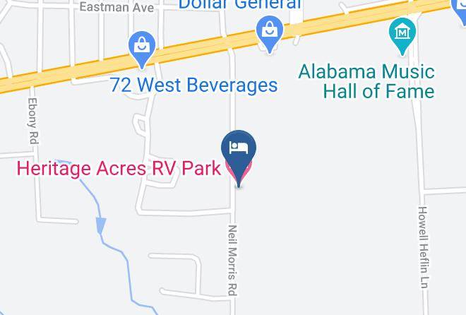 Colbert - Heritage Acres Rv Park Maps