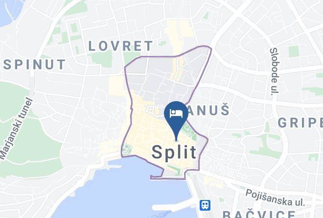 Split - Heritage Hotel Cardo Maps