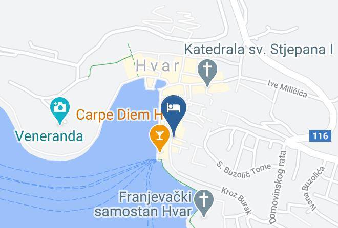 Hvar - Heritage Hotel Dea Hvar Maps