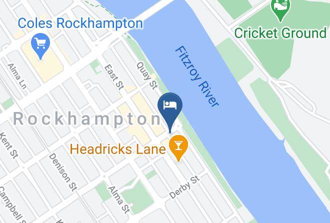 Rockhampton - Heritage Hotel Rockhampton Maps