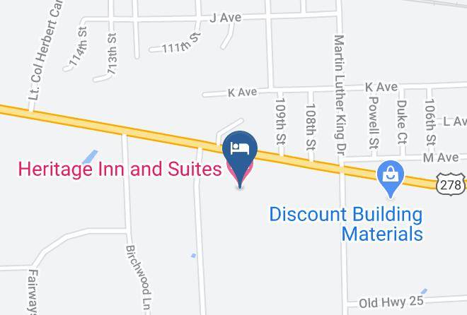 Monroe - Heritage Inn And Suites Maps