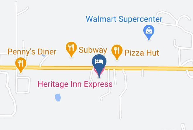 Marshall - Heritage Inn Express Maps