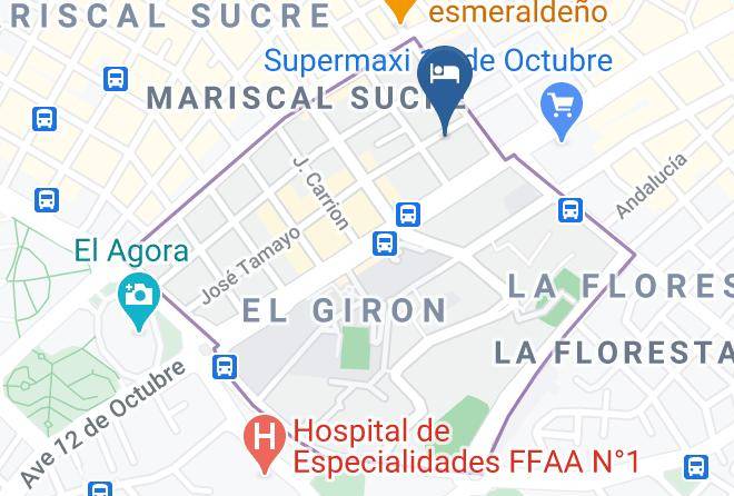 Distrito Metropolitano De Quito - Heritage Inn Hotel Maps