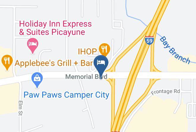 Pearl River - Heritage Inn Picayune Maps