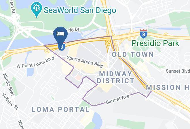 San Diego - Heritage Inn San Diego Maps