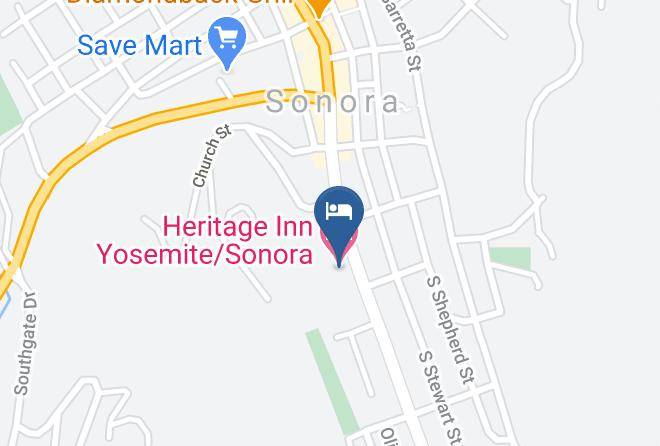 Tuolumne - Heritage Inn Yosemite Sonora Maps