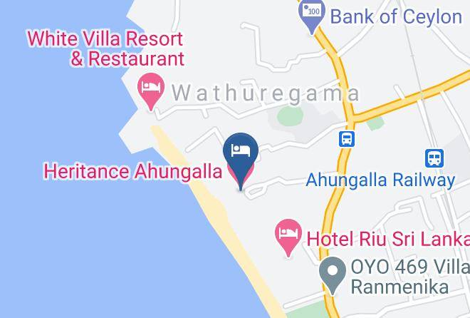 Galle - Heritance Ahungalla Maps