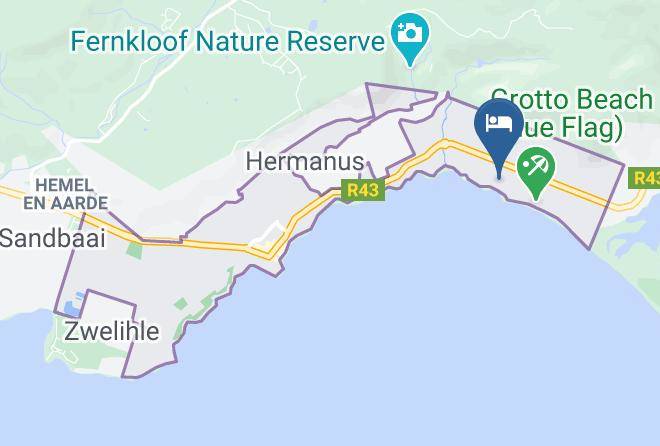 Overberg - Hermanus Beachfront Lodge Maps