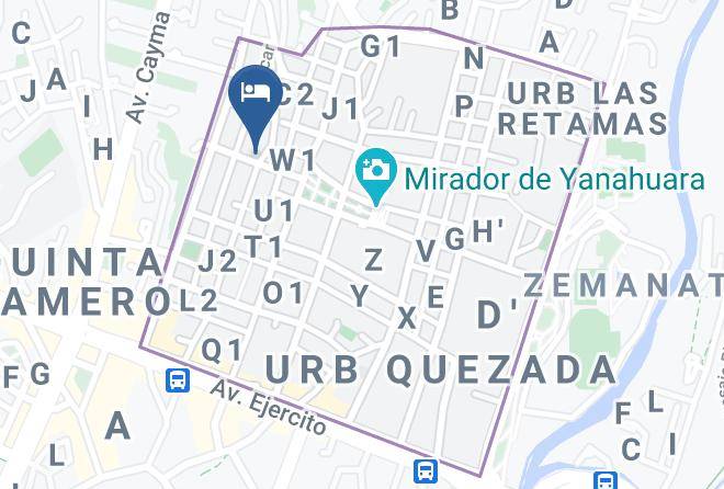Yanahuara - Hermes 205 Life Style Hotel Maps