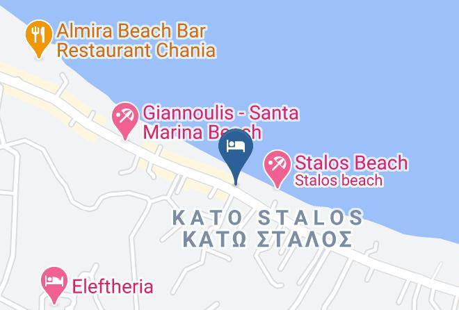 Khania - Hermes Beach Studios Maps