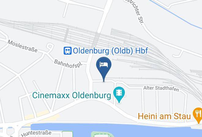 Oldenburg - Hermes Hotel Oldenburg Maps
