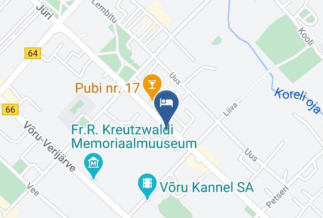 Voru Linn - Hermes Kulalistemaja Maps