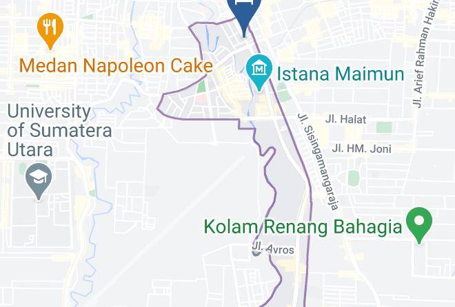 Kota Medan - Hermes Palace Hotel Medan Maps