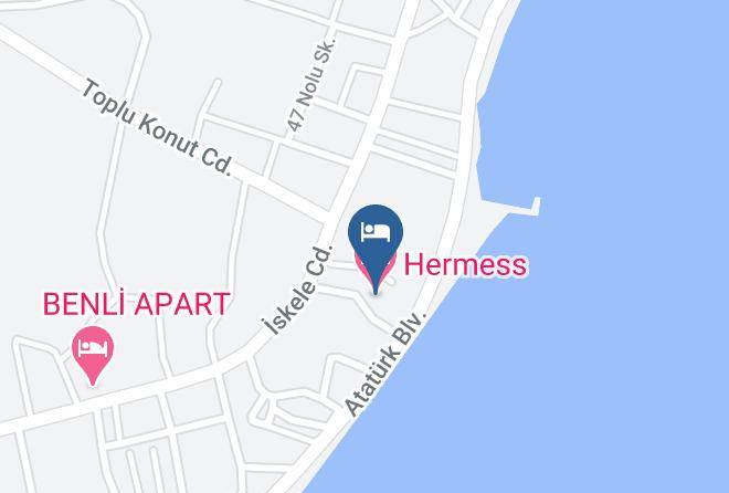 Milas - Hermess Hotel Maps