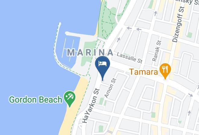 Leonardo Beach Hotel Tel Aviv Map