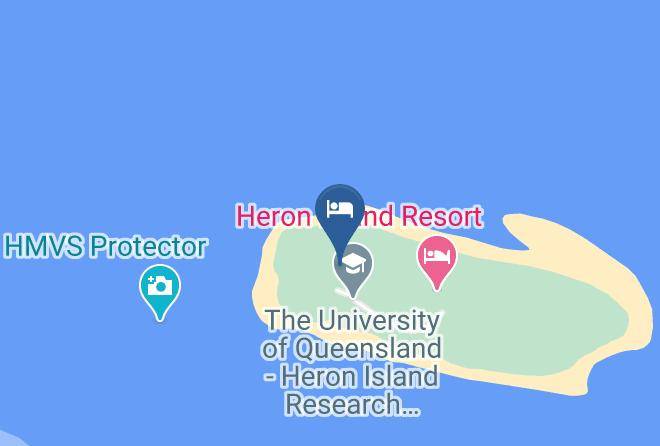 Heron Island Resort Map
