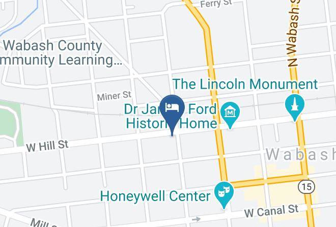 Wabash - Herrold On Hill Bed And Breakfast Maps