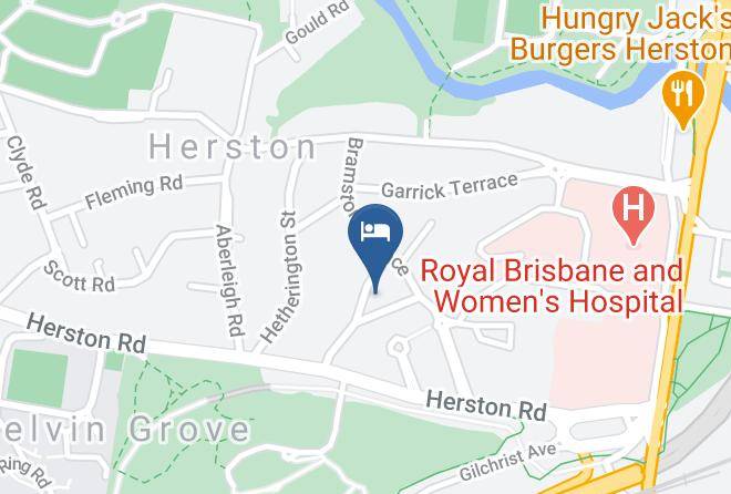 Brisbane - Herston Place Motel Maps