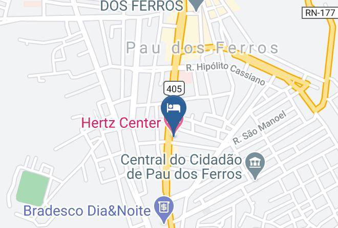 Pau Dos Ferros - Hertz Center Hotel Maps