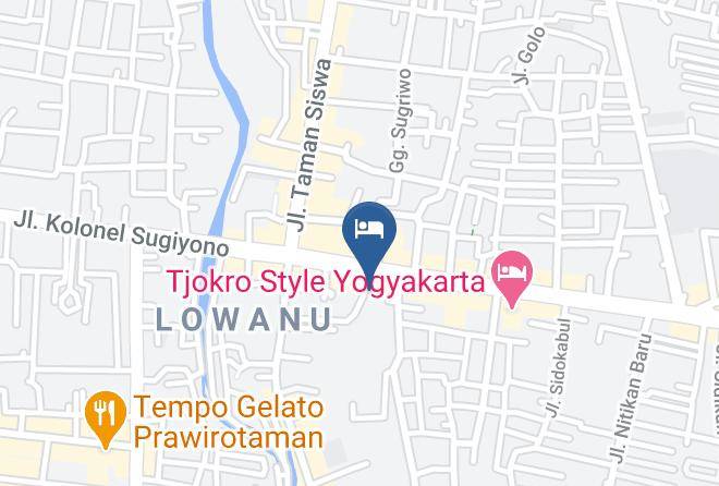 Kota Yogyakarta - Heryon Hotel Maps