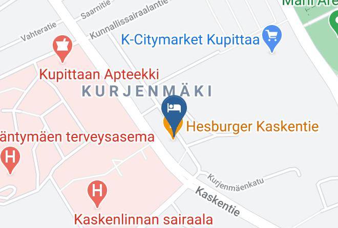Turku - Hesehotelli Turku Kaskentie Maps