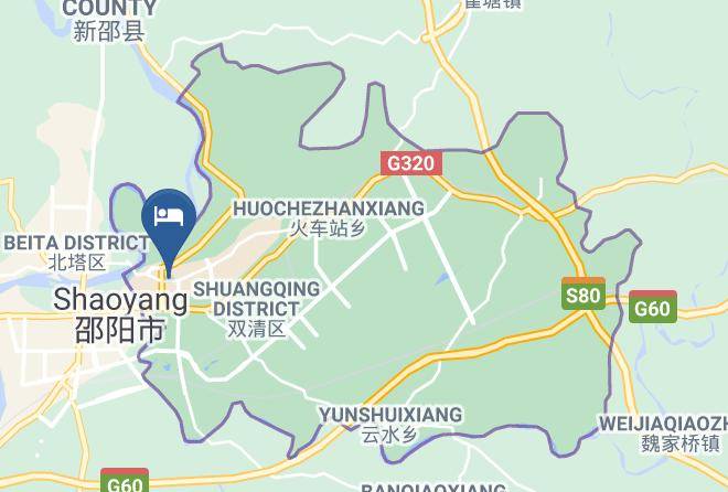 Shaoyang - Heshun Hotel Maps