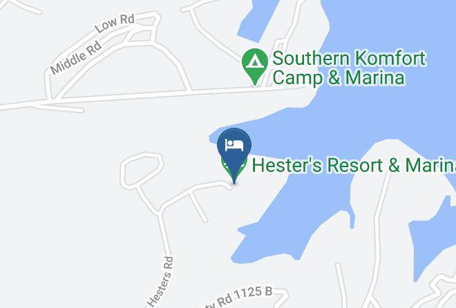 Marshall - Hester's Resort & Marina Maps