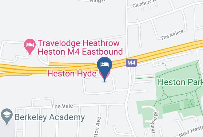 London - Heston Hyde Hotel Maps