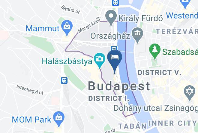 Budapest Vizivaros - Het Fenyo Vendeghaz Maps