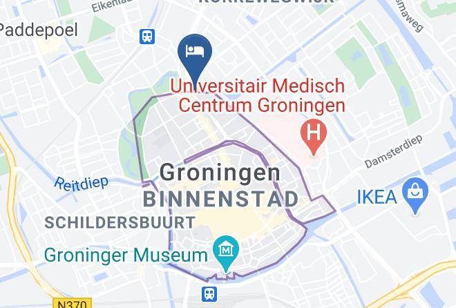 Groningen Groningen Centrum - Paleis Groningen Hotel En Zalen Maps