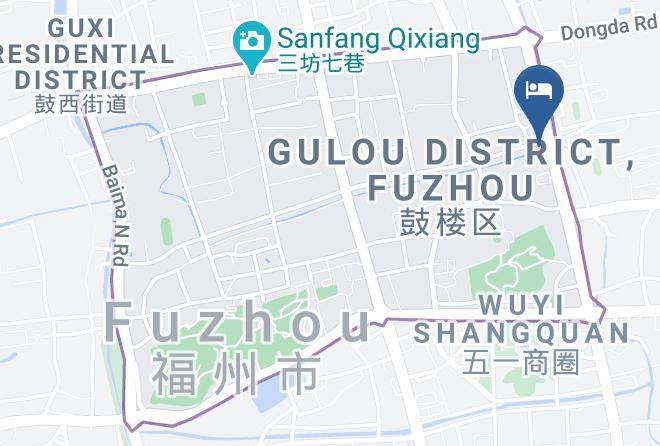 Fuzhou - Heting Hotel Maps