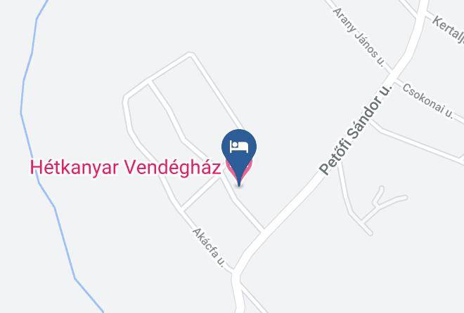 Nagyvazsony - Hetkanyar Vendeghaz Maps