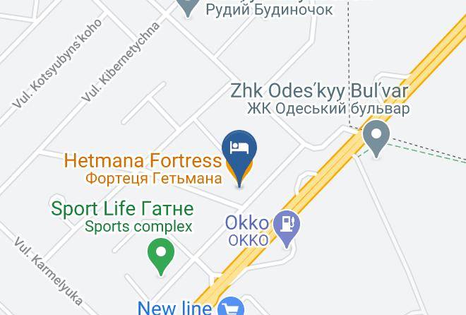 Kiev Sviatoshyn Raion - Hetmana Fortress Maps