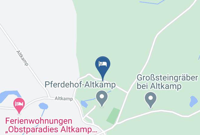 Vorpommern Rugen - Heu Ferienhof Altkamp Maps
