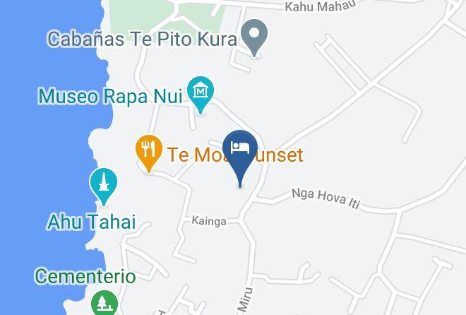 Easter Island - Heva Eco Lodge Maps