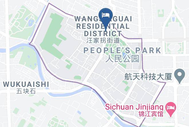 Chengdu - Hexi Boutique Hotel Chengdu Maps