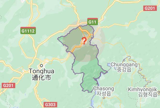 Baishan - Hexing Hotel Maps