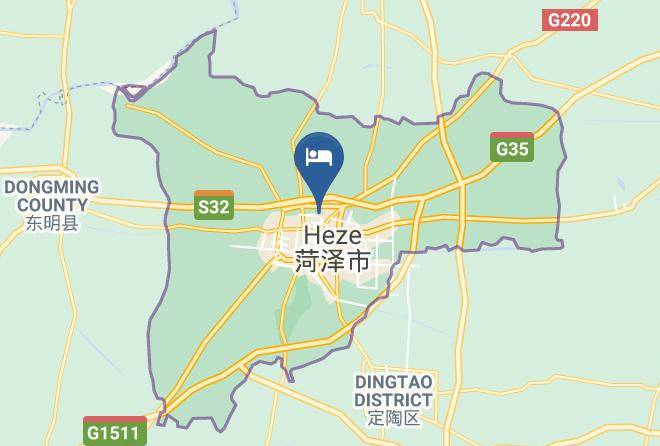 Heze - Heze Yadu Business Hotel Maps