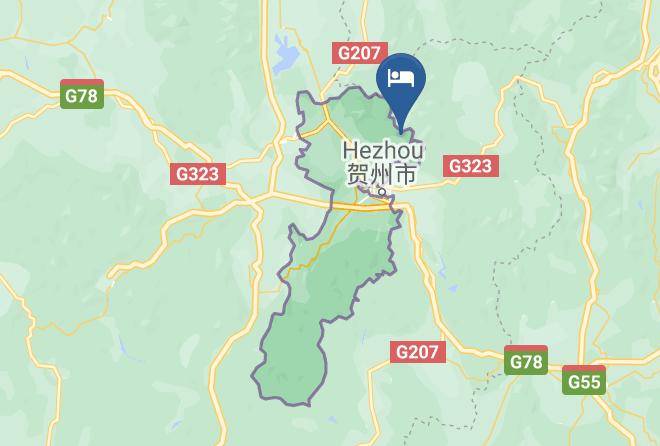 Hezhou - Hezhou Hot Spring Hotel Maps
